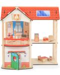 Drvena kućica za lutke Moni Toys - Elly - 1t