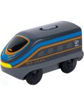 Dječja igračka HaPe International - Međugradska lokomotiva s baterijom, crna - 1t