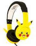 Dječje slušalice OTL Technologies - Pikacku rubber ears, žute - 1t
