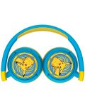 Dječje slušalice OTL Technologies - Pokemon Pickachu, bežične, plavo/žute - 4t