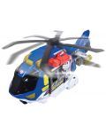 Dječja igračka Dickie Toys - Helikopter za spašavanje, sa zvukom i svjetlom - 5t