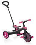 Dječji tricikl 4 u 1 Globber - Trike Explorer, ružičasti - 3t