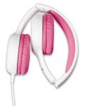 Dječje slušalice Lenco - HP-010PK, roza/bijele - 4t