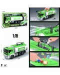 Dječja igračka Raya Toys Truck Car - Vodonoša, 1:16, sa specijalnim efektima, zelena - 2t
