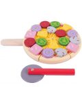 Dječja drvena igračka Bigjigs – Pizza - 1t