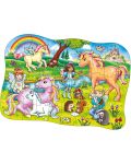 Dječja slagalica Orchard Toys – Prijatelji jednorozi, 50 dijelova - 2t