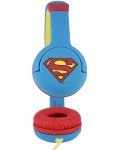 Dječje slušalice OTL Technologies - Superman, plave - 2t