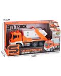 Dječji kamion Raya Toys - Truck Car, Kamion za smeće sa zvukovima i svjetlima, 1:16 - 2t
