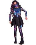 Dječji karnevalski kostim Amscan - Neonski kostur, 3-4 godine, za djevojčicu - 1t
