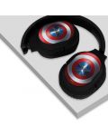 Dječje slušalice ERT Group - Captain America, bežične, crne - 2t
