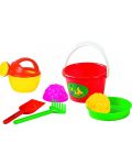 Dječji set za plažu Polesie Toys - Seal, 7 dijelova, asortiman - 1t