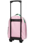 Dječji ruksak na kotačima Pippi - Pipi i omiljeni konj, ružičasti - 2t