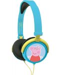 Dječje slušalice Lexibook - Peppa Pig HP015PP, plave - 1t