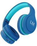 Dječje slušalice PowerLocus - Louise&Mann K1 Kids, bežične, plave - 3t