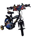 Dječji bicikl s pomoćnim kotačima E&L cycles - Batman, 12'' - 3t