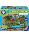 Dječja slagalica Orchard Toys – Dinosaursko otkriće, 150 dijelova - 1t