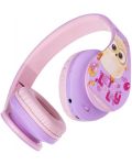 Dječje slušalice PowerLocus - P2 Kids Angry Birds, bežične, roza/ljubičaste - 3t