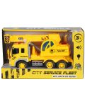 Dječja igračka Moni Toys - Kamion s kabinom i dizalicom, 1:16 - 1t