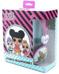 Dječje slušalice OTL Technologies - L.O.L. Glitter Glam, ružičaste - 2t