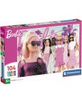 Dječja slagalica Clementoni od 104 dijela - Barbie (opcija 1) - 1t