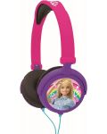 Dječje slušalice Lexibook - Barbie HP010BB, ljubičaste/ružičaste - 1t