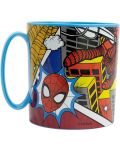 Dječja šalica za mikrovalnu pećnicu Stor Spider-Man - Midnight Flyer, 350 ml - 2t