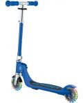 Dječji romobil Globber - Flow Foldable Junior Lights, plavi - 4t