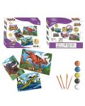 Dječji kreativni set Raya Toys - Slike dinosaura - 1t