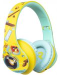 Dječje slušalice PowerLocus - P2 Kids Angry Birds, bežične, zeleno/žute - 3t