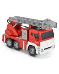 Dječja igračka Moni Toys - Vatrogasno vozilo s dizalicom, 1:12 - 2t