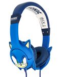 Dječje slušalice OTL Technologies - Sonic rubber ears, plave - 1t