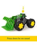 Dječja igračka Tomy John Deere - Traktor s čudovišnim gumama - 4t