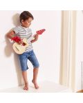 Dječja električna gitara Janod - Confetti, drvena - 5t