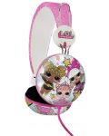 Dječje slušalice OTL Technologies - L.O.L. Glitter Glam, ružičaste - 1t