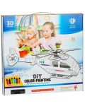 Dječji set GОТ - Helikopter za sastavljanje i bojanje - 1t