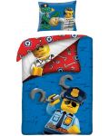 Dječji spavaći set Halantex - Lego, City Police - 1t
