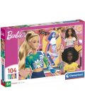 Dječja slagalica Clementoni od 104 dijela - Barbie (opcija 2) - 1t