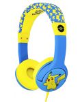 Dječje slušalice OTL Technologies - Pokemon Pikachu, žuto/plave - 1t