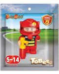 Dječja igračka BanBao - Minifigura vatrogasca, 10 cm - 2t