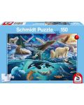 Slagalica Schmidt od 150 dijelova - Arctic animals - 1t