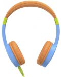Dječje slušalice s mikrofonom Hama - Kids Guard, plavo/narančaste - 1t