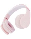 Dječje slušalice s mikrofonom PowerLocus - P1, bežične, ružičaste - 2t