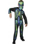 Dječji karnevalski kostim Rubies - Neon Skeleton, veličina S - 2t