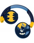 Dječje slušalice Lexibook - Batman HPBT010BAT, bežične, plave - 3t