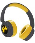 Dječje slušalice OTL Technologies - Batman Gotham City, bežične, crno/žute - 3t