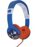 Dječje slušalice OTL Technologies - Sonic, plave/crvene - 2t