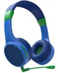 Dječje slušalice s mikrofonom Hama - Teens Guard, bežične, plave - 2t