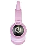 Dječje slušalice PowerLocus - Buddy Ears, bežične, ružičaste - 3t