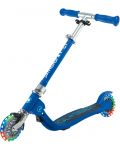 Dječji romobil Globber - Flow Foldable Junior Lights, plavi - 5t