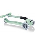 Dječji sklopivi eko romobil Globber - Junior Foldable Lights Ecologic, Pistachio - 6t